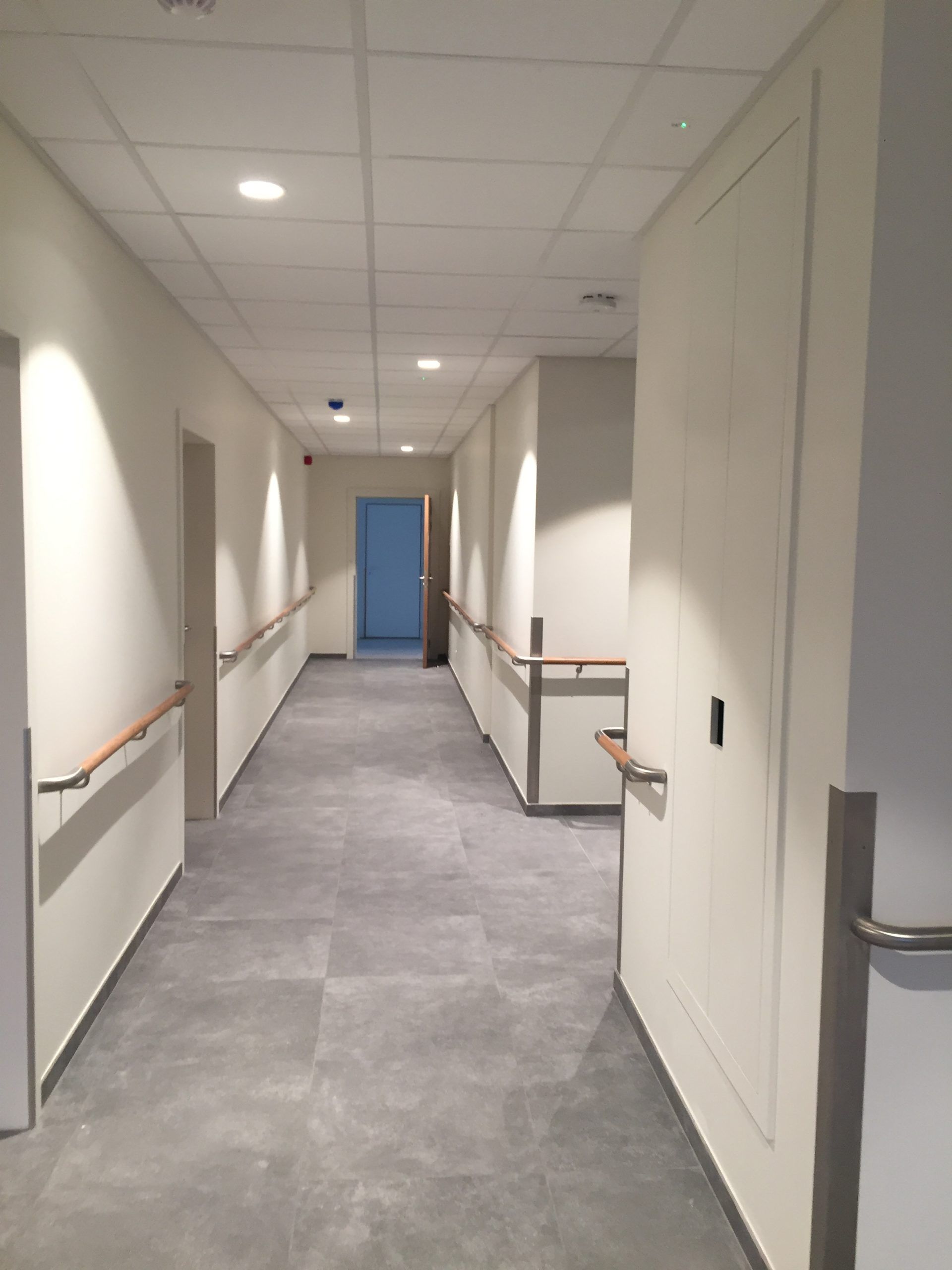 Le projet médical du Nouvel Hôpital photo état chantier intérieur