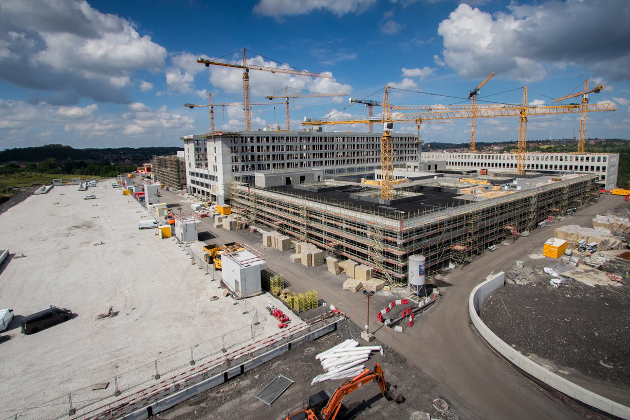 Grand Hôpital de Charleroi construction