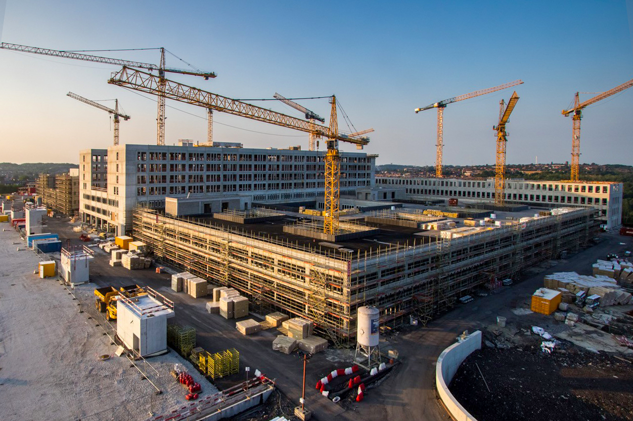 Construction Grand Hôpital de Charleroi