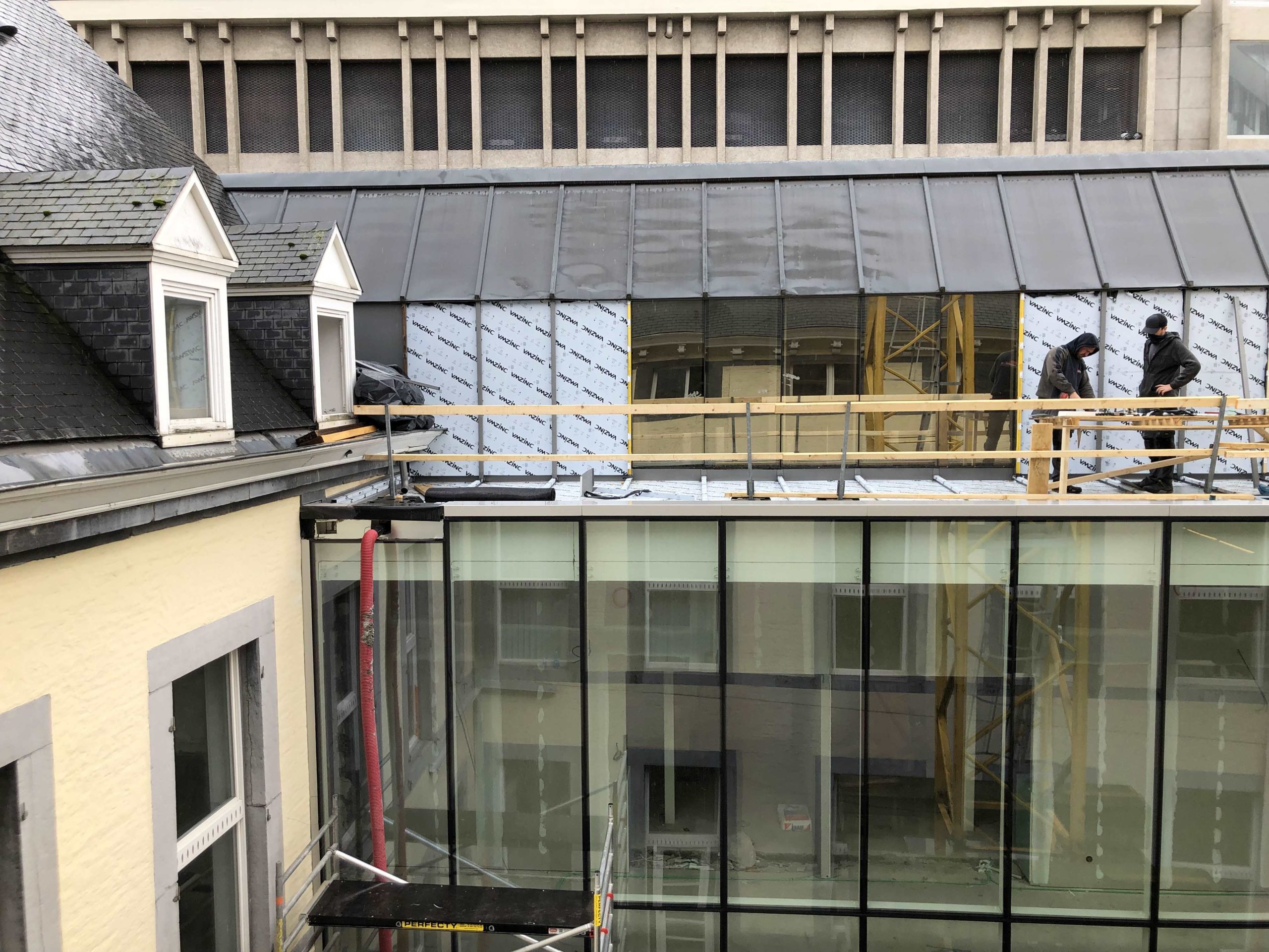 transformation de l’hôtel de Copis à Liège et extension de bureaux